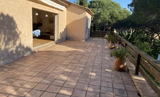 Terrasse avant rénovation
