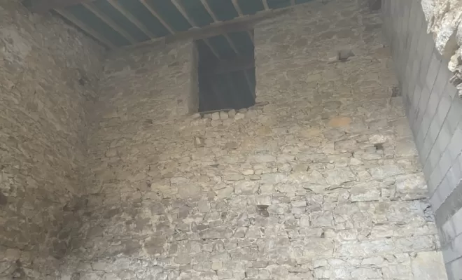 Mur totalement enlever avant la création de la poutre